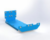 Adrian ACSK16A1 16" Center Support Kit, Single Shelf, blue, for interior van organization.