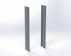 Adrian AEPK1063G 63" End Panel Kit, transit van accessory, by Adrian, in gray color.