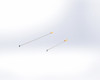 Adrian ARKPMH159 Mounting Rail Kit, ProMaster High Roof 159", Driver & Passenger Side, silver color.