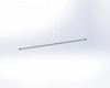 Adrian ARKSPH170PS Mounting Rail Kit, Passenger Side Kit, Sprinter High Roof 170", silver color.