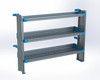 Adrian AS-2T1660FTLA 3-Shelf Unit, 16x60, Transit Low Roof, van accessories storage solution.