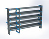 Adrian AS-2T1696SPHA 5-Shelf Unit, Tank Rack Use, 16x96 (R72/F24) / Sprinter High Roof 170" Ext