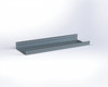 Adrian ASFK2T1448G1 Shelf, 14 x 48, commercial van shelving, gray metal, Adrian brand product.