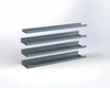 Adrian ASFK2T1472G4 4-Shelf Kit, 14 x 72, transit van accessories, steel shelving unit.