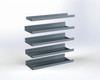 Adrian ASFK2T1648G5 5-Shelf Kit, mobile storage solution, 16 x 48, Transit ProMaster Sprinter High Roof.