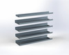 Adrian 5-Shelf Kit for Cargo Organization, 16 x 66, Transit ProMaster Sprinter High Roof.