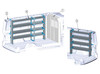 Adrian Base Shelving Package for Sprinter Low Roof 144 WB, Cargo Organization shelving system.
