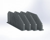 Adrian DIVK144 DIY Kit, 4-Pack, Gray Shelving Kit by Adrian, 5.5h x 13.74d.
