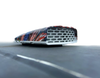 Legend LF-VRV-K4 VanFan Forced Air Vent Kit Americana Edition, VanFan Wind Vent Kit-Americana, USA flag design.