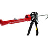 Malco Tool CG18 Easy Dispensing Caulking Gun, smooth action gun, red and black, Malco Tool brand.