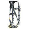 Werner Fall Protection H26200X Blue Armor Safety Harness with tongue buckle leg straps and 4 D rings.
