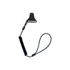 Werner Fall Protection M450007 black coiled hard hat lanyard for work at height equipment.