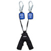 Werner Fall Protection R534809-SR Bantam Switch 9 Foot Web Rebar Twin Leg safety harness equipment.