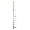 Werner TS1500 Telescoping Ladder, 15 foot Werner ladder, silver and yellow, Type IA.