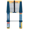 Werner TS1500 Telescoping Ladder 15 ft Type IA, portable Werner ladder, blue and yellow color.