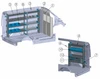 Adrian PLUM-FTMR130B Transit Mid Roof Commercial Vehicle Fitout plumbing package components diagram.