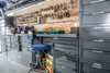 Adrian LOCK-FTMR130 Locksmith Package, mobile office setup with storage and tools, Ford Transit Mid Roof.