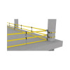 Tie Down 73073 60 ft. WebRail Kit, portable fall arrest and tensioned guardrail system by Tie Down Engineering.
