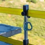 Tie Down Engineering 60 ft. WebRail Kit with yellow rail and black tensioning mechanism shown.