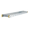 Werner 2508 Aluminum Stage, 8ft long, 20" wide, Heavy-Duty Rating, 2-person 500lb capacity ladder.