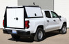 Adrian TFKFDT280KM26W Truck Cap Ford 6.7' Bed Barn Door with Mechanical Locks and Camera.