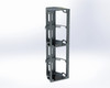 Adrian 230VTR Vertical Tank Rack, holds 2 30lb tanks, for Gas Tank Storage, by Adrian.