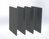 Adrian 6" Bin Divider, 4-Pack, black bin separator from Adrian, divider for organizing storage bins.