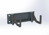 Adrian SHB2 Swivel Hook Bar, 2, storage hooks, gray color, by Adrian brand.