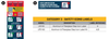 Werner Parts LPD100 Aluminum safety markers label kit with two labels included, color not specified.