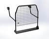 Adrian P2TRAX26 Trax Cargo Divider, black, fixed partition for 2026 Chevy Trax cargo area.