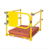 Tie Down Engineering yellow 48 x 48 Hatch Rail Gate Kit with complete railing system.