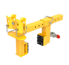 Tie Down Engineering yellow Tie Down 73124 Trench Clamp with red knob and metal components.