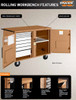 Knaack Model 58-KL STORAGEMASTER Heavy-Duty Rolling Bench with Work Surface, 1,000 lbs. capacity, Knaack brand.