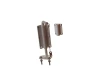 Holman 40111 GM Door Holder Pin; Pair; Painted White