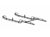 Holman 12206 The Pro Rack Side Channel Kit - Forklift Loadable - 9' Body, Extended Cab/11' Body, Single Cab - Not compatible with PII part numbers
