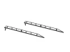 Holman 12101 The Pro Rack Side Channel Kit in black, a product by Holman.