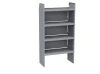 Holman 48324 Shelf Unit, 32"W x 60"H x 14"D, grey, by Holman storage shelving unit.