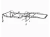 Holman 2SBF8C The Pro Rack Full Kit - Service Bodies, Forklift Loadable, 8' Body, Crew Cab - Not compatible with PII part numbers