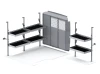 Holman 51PMX Folding Shelves Package - ProMaster Standard Roof 118" WB