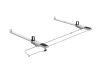 Holman 4A93L Drop Down HD Aluminum Ladder Rack - Single - Low Roof Transit & NV, GM