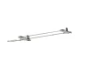 Holman 4A96L Drop Down HD Aluminum Ladder Rack, Driver Side, Holman brand, metal, silver color.