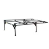 Adrian SLR8FR Ladder Rack for Truck Cargo Management, full-size, 8' bed, black, GM/Ford/Toyota/Dodge compatible.