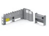 Holman 54GML HVAC Van Package, GM 155" Wheelbase, gray color, by Holman.