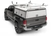 A.R.E. Truck Caps ARE DCU Max Aluminum Truck Cap, dark gray, on black truck bed.