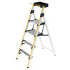 MetalTech Pro Aluminum Step Stool / Type IA 300 lb. Duty Rating with Tool Tray