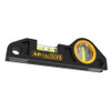 MetalTech Scaffold Levels, black with yellow accents, featuring the brand name and bubble level indicator.