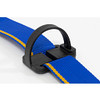 Werner Fall Protection M000004 Reusable Lanyard Keeper, 2 pack, blue with yellow stripe and black buckle.