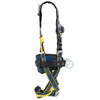 Werner H13310X Blue Armor construction harness with quick connect buckle and leg buckles.