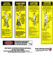 Werner Parts LAS100 Safety Labels Aluminum Step Ladders | ALUM STEP LDR LABEL REPL KIT