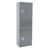 Adrian Steel #MD601 Cabinet & Drawer Module, 18w x 56h x 12d, Gray